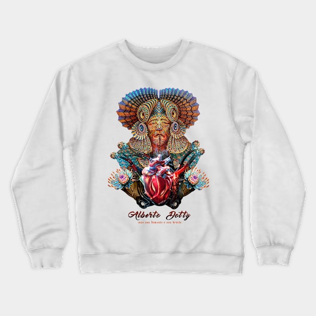 SHAMAN totemic #004 Crewneck Sweatshirt by Alberto Dotty